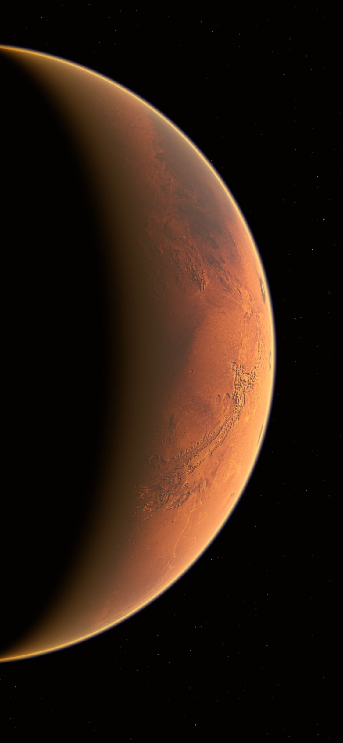 A new iPhone wallpaper of Mars from NASA - Mars