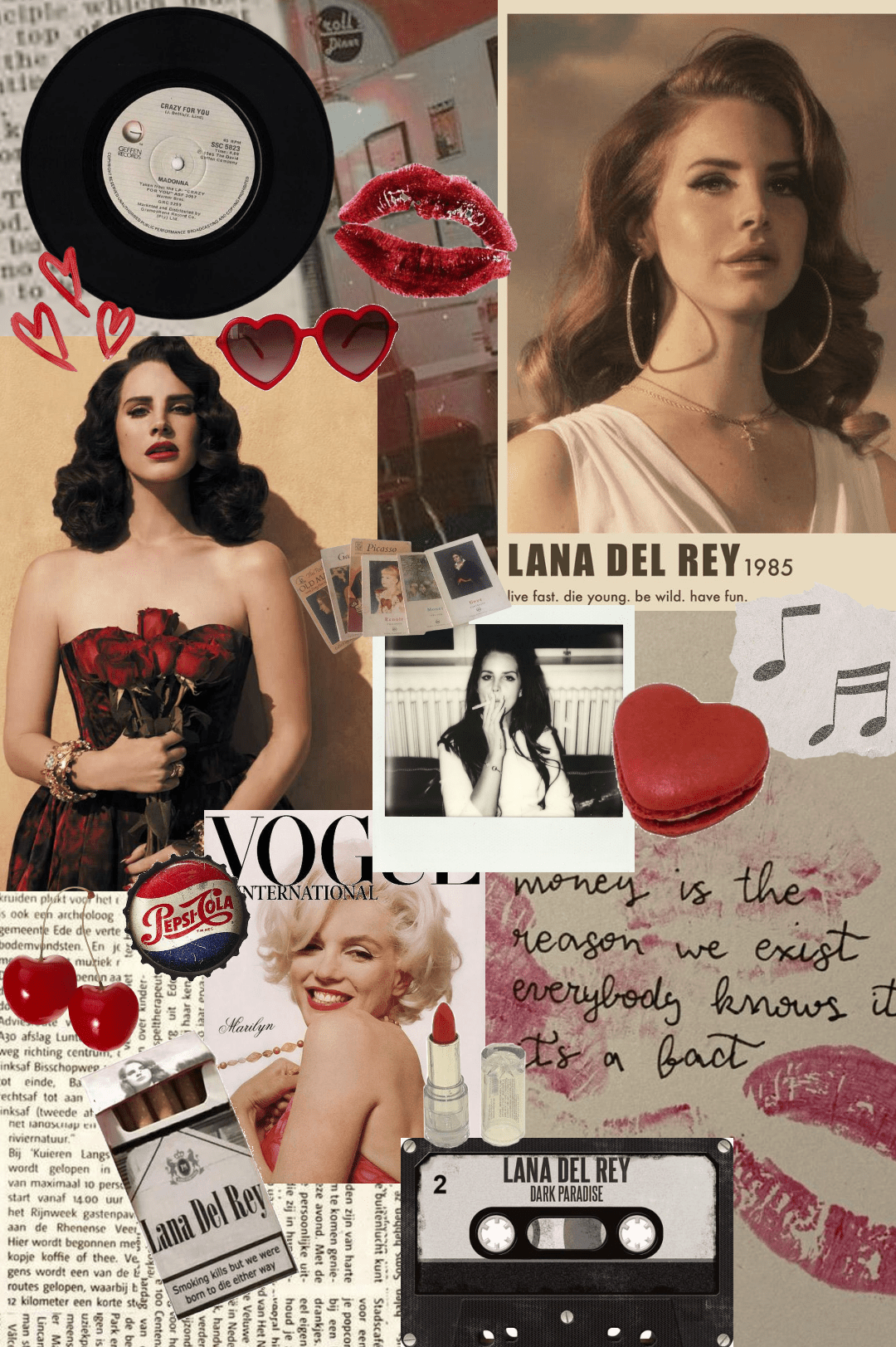 lana del rey aesthetic Outfit