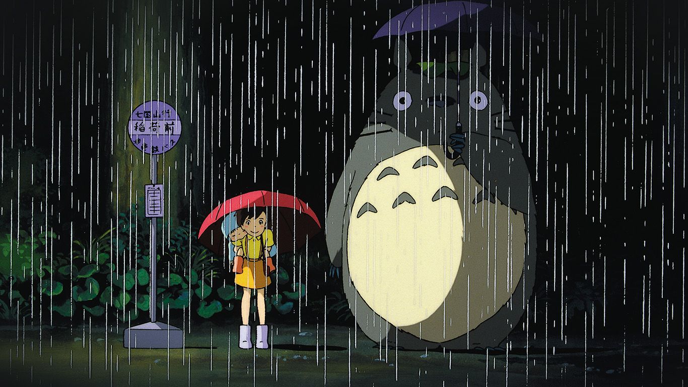 My Neighbor Totoro Art Illust Rain