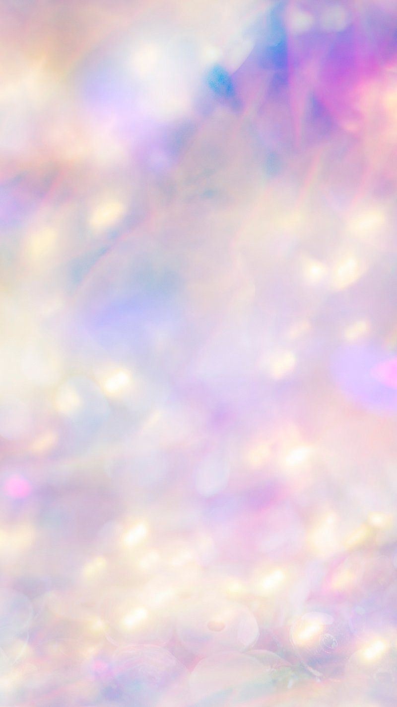 A phone background with a pink and purple holographic background - Holographic