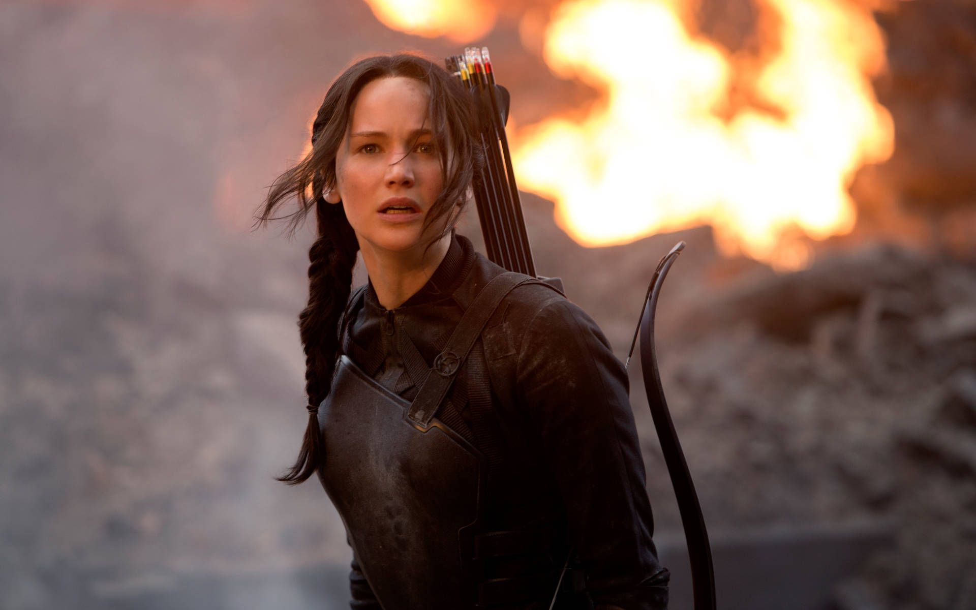 Jennifer Lawrence in The Hunger Games: Mockingjay Part 2, which is expected to earn $100 million at the box office this weekend. - Jennifer Lawrence