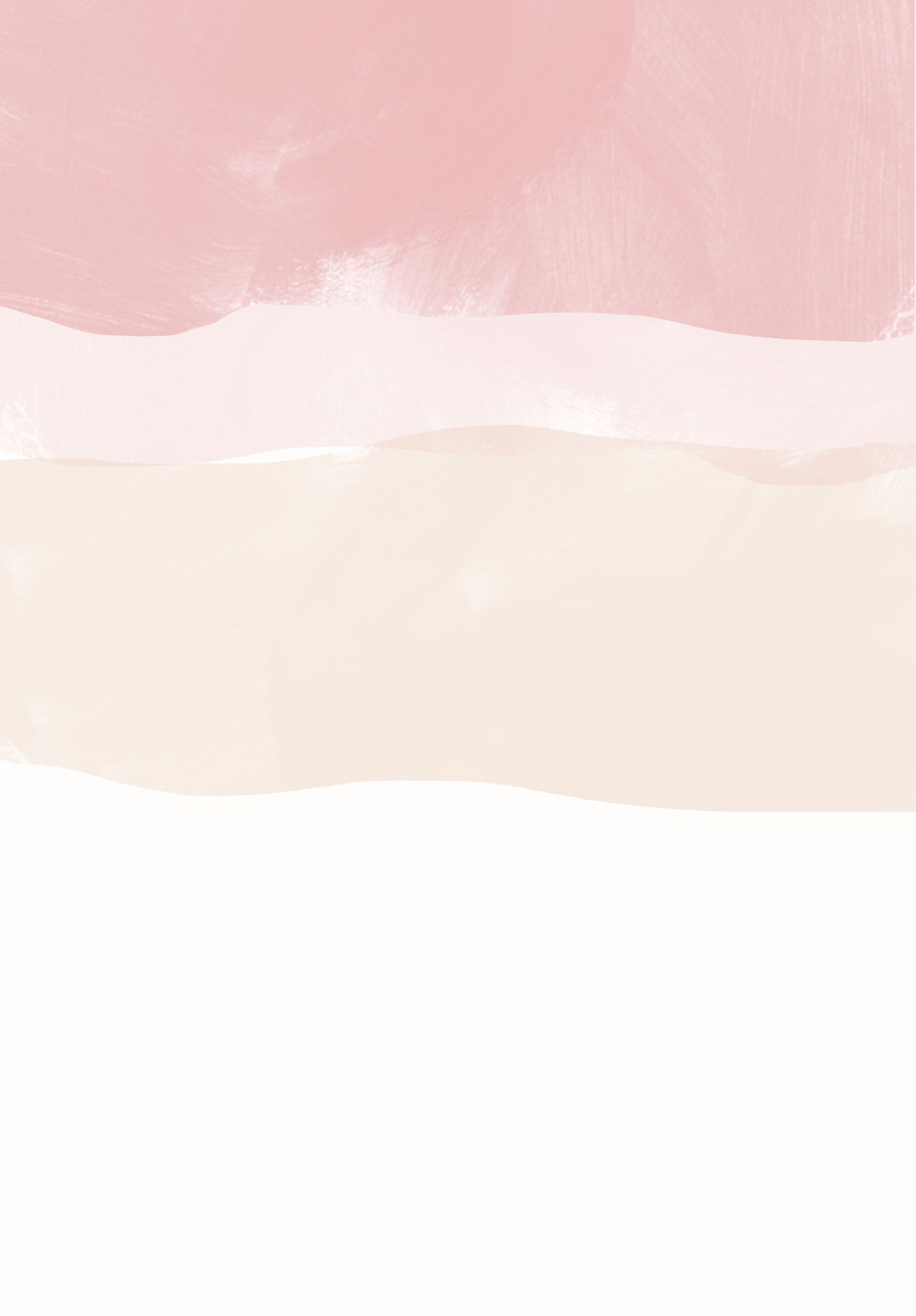 A pink and white abstract painting - Blush