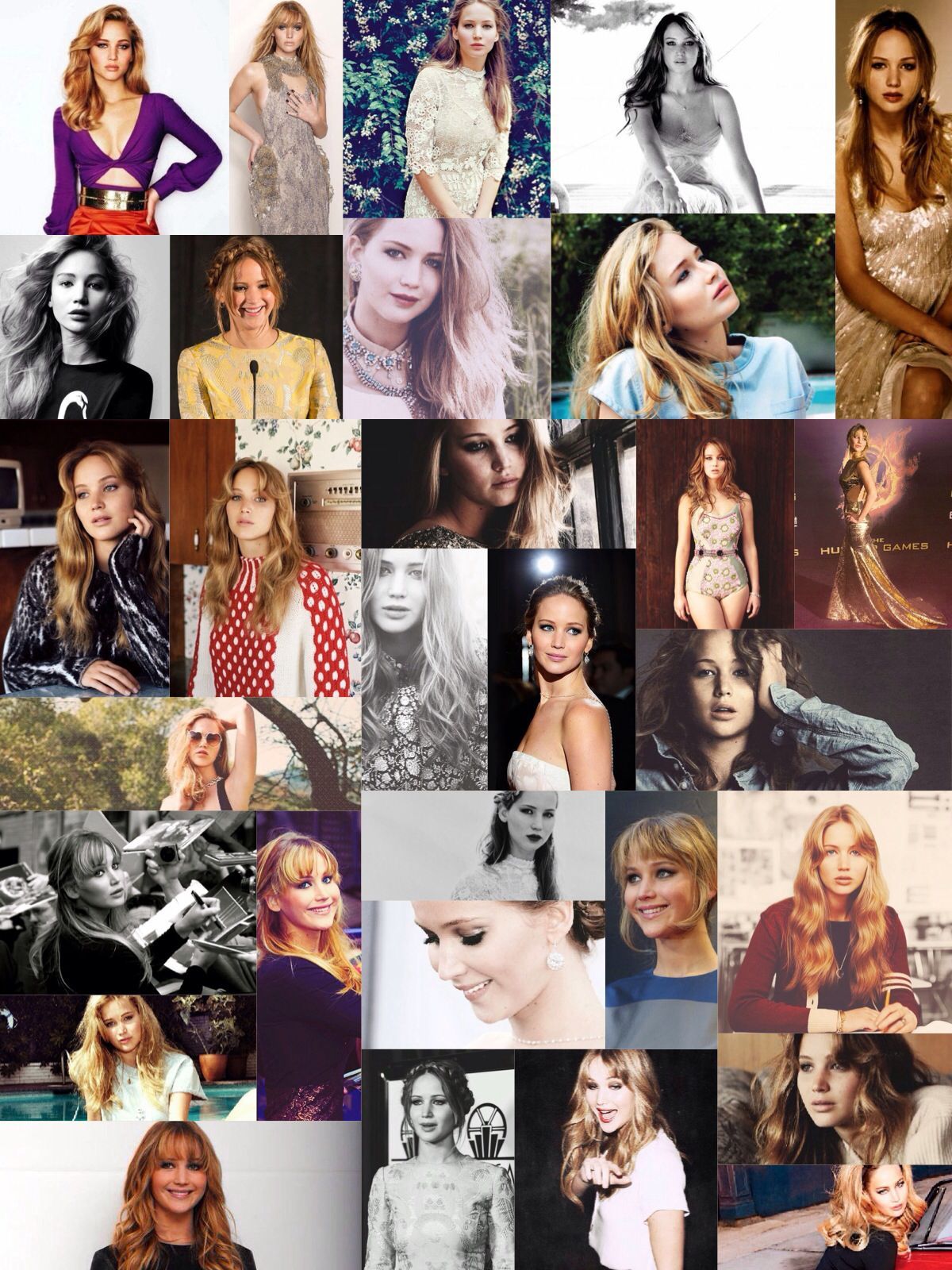 Jennifer Lawrence's Instagram account is a visual feast of her stunning looks over the years. - Jennifer Lawrence