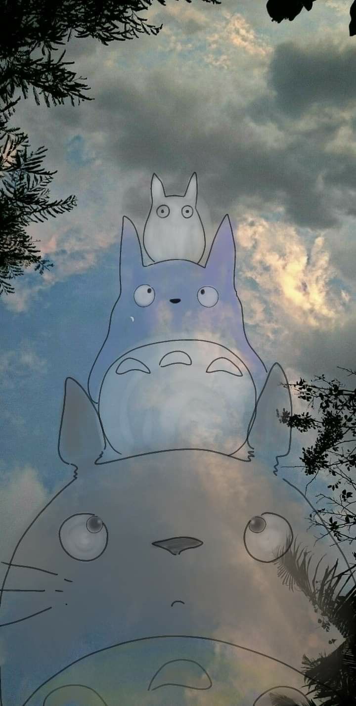Totoro on the sky - My Neighbor Totoro