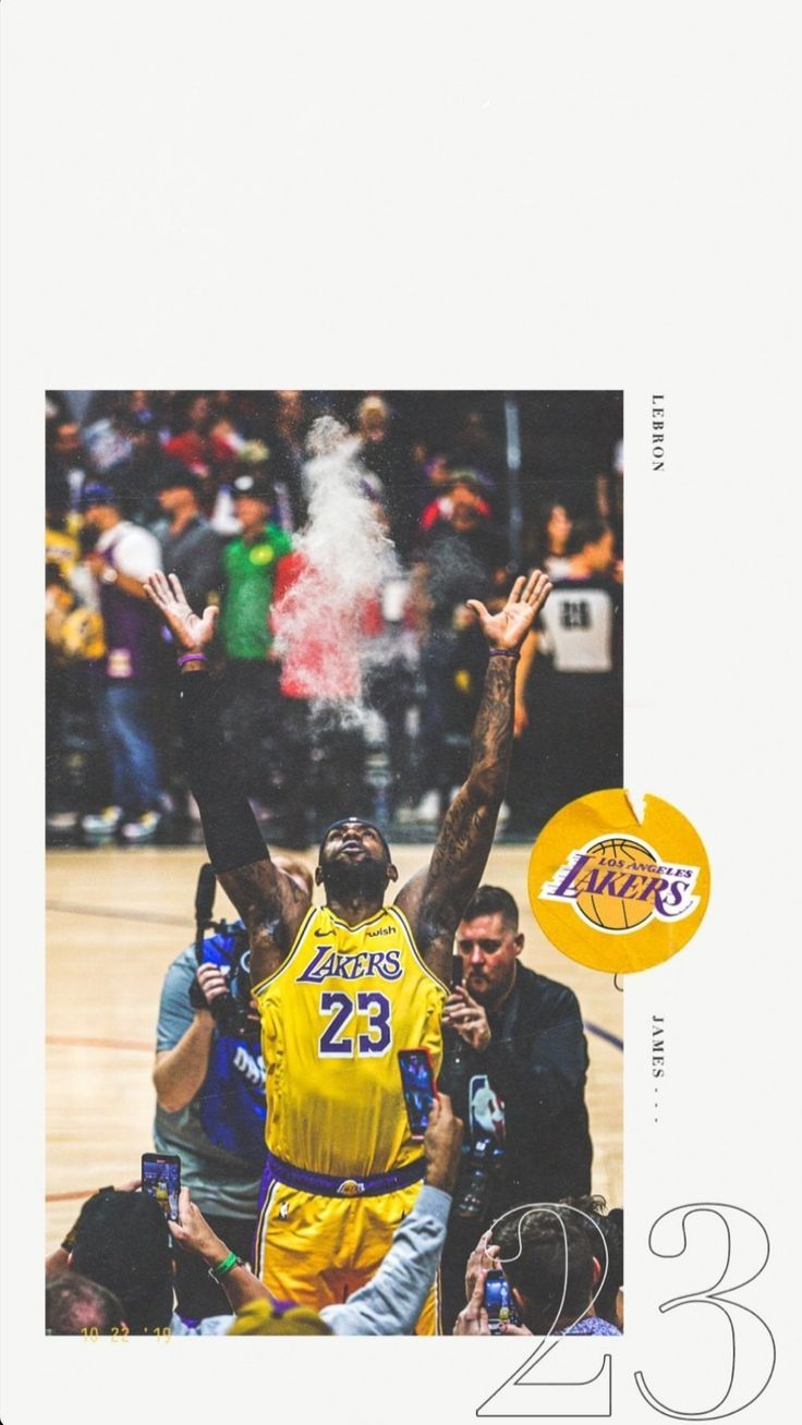 A Lakers wallpaper I made for my phone! - Los Angeles Lakers