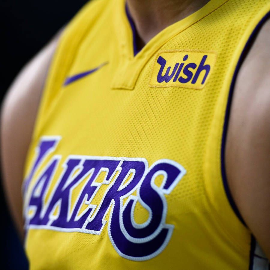 Lakers jersey with the word 