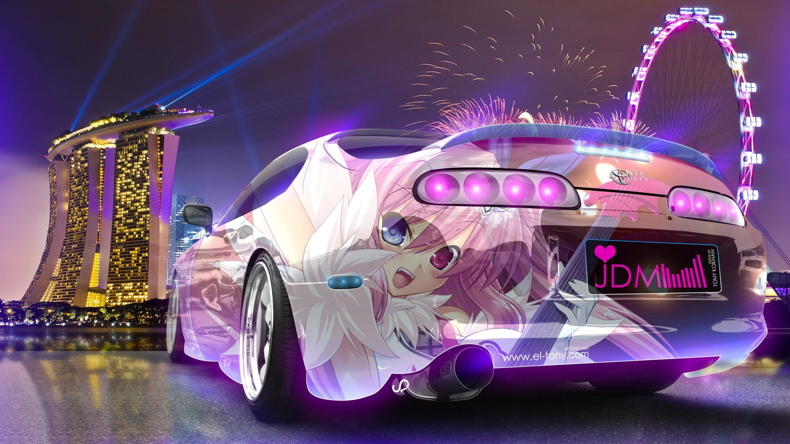 JDM Anime Aesthetic PC Wallpaper