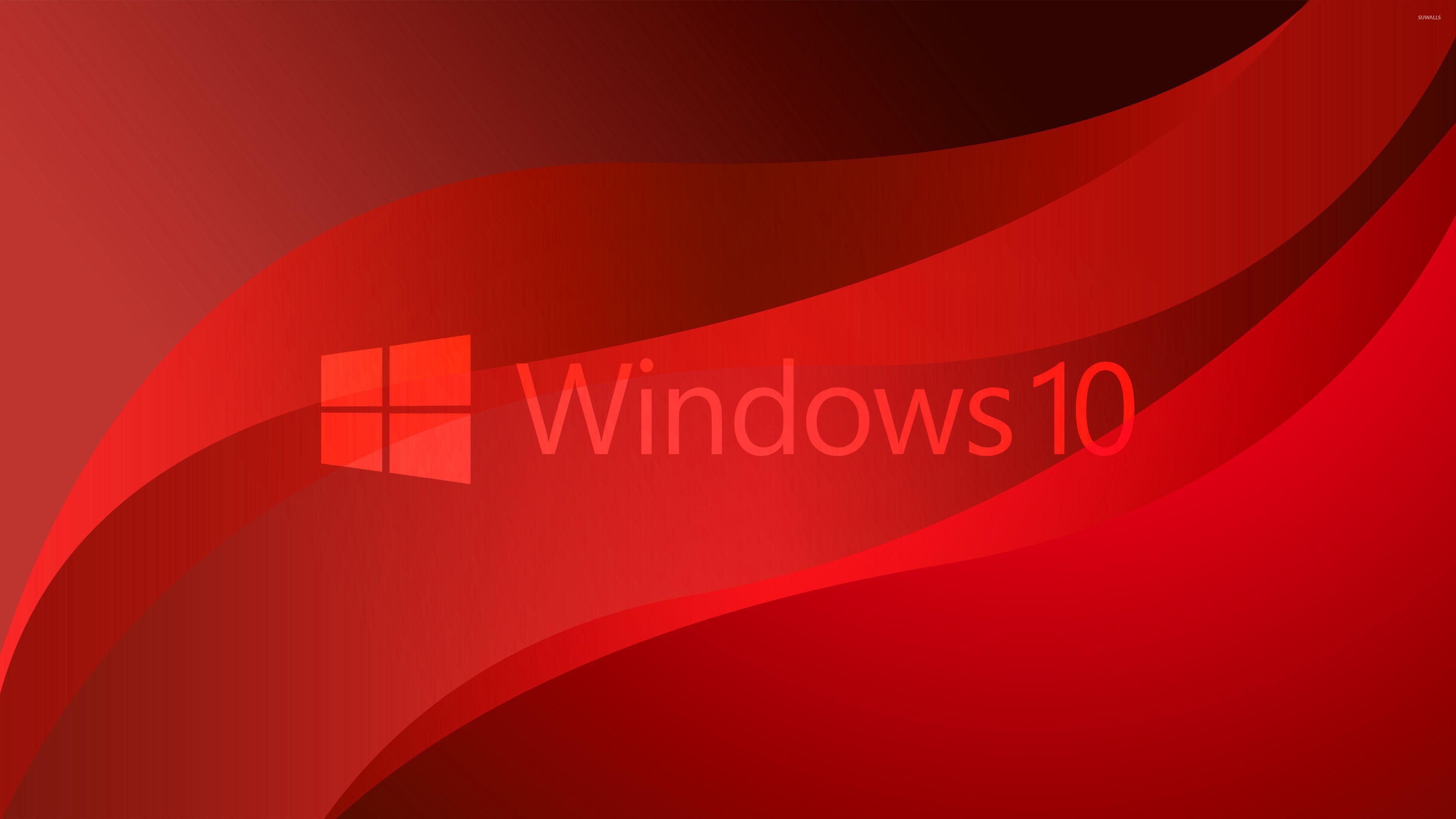 Red Windows 10 4K HD Red Aesthetic