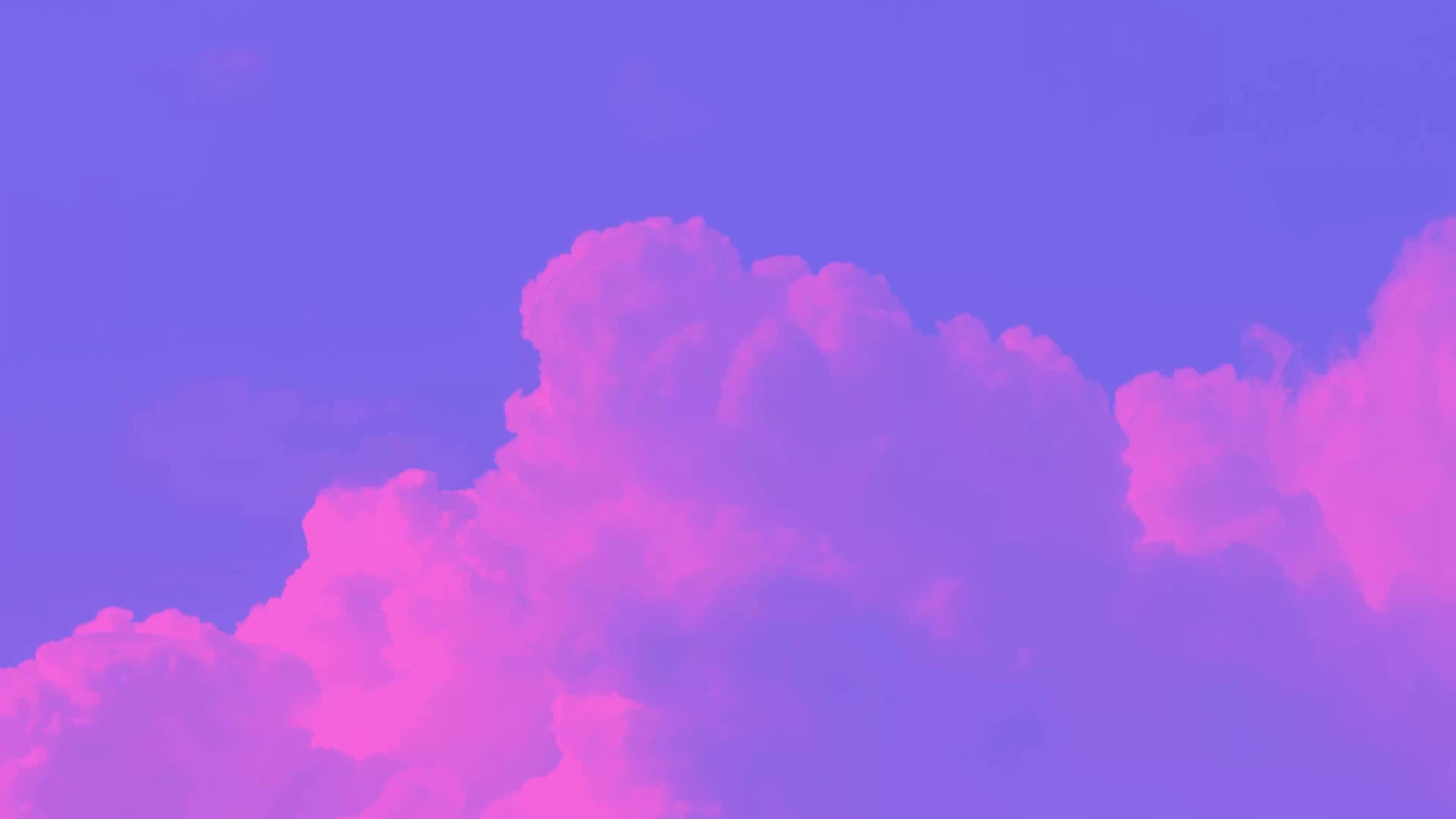 A purple and pink sky with clouds - Windows 10