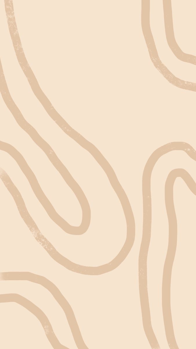 A tan background with wavy lines in the middle - Minimalist beige