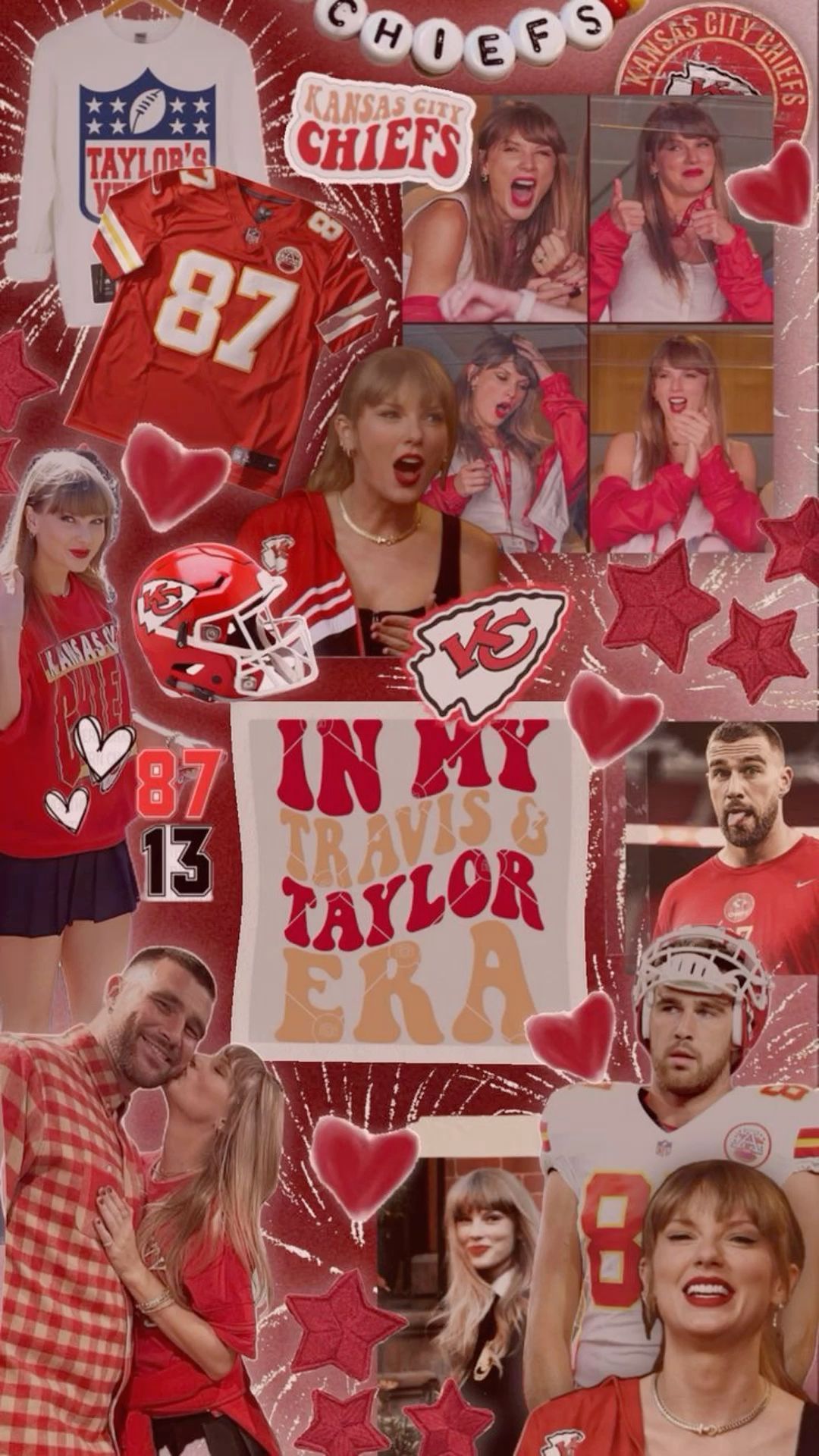 taylor swift and travis kelce aesthetic