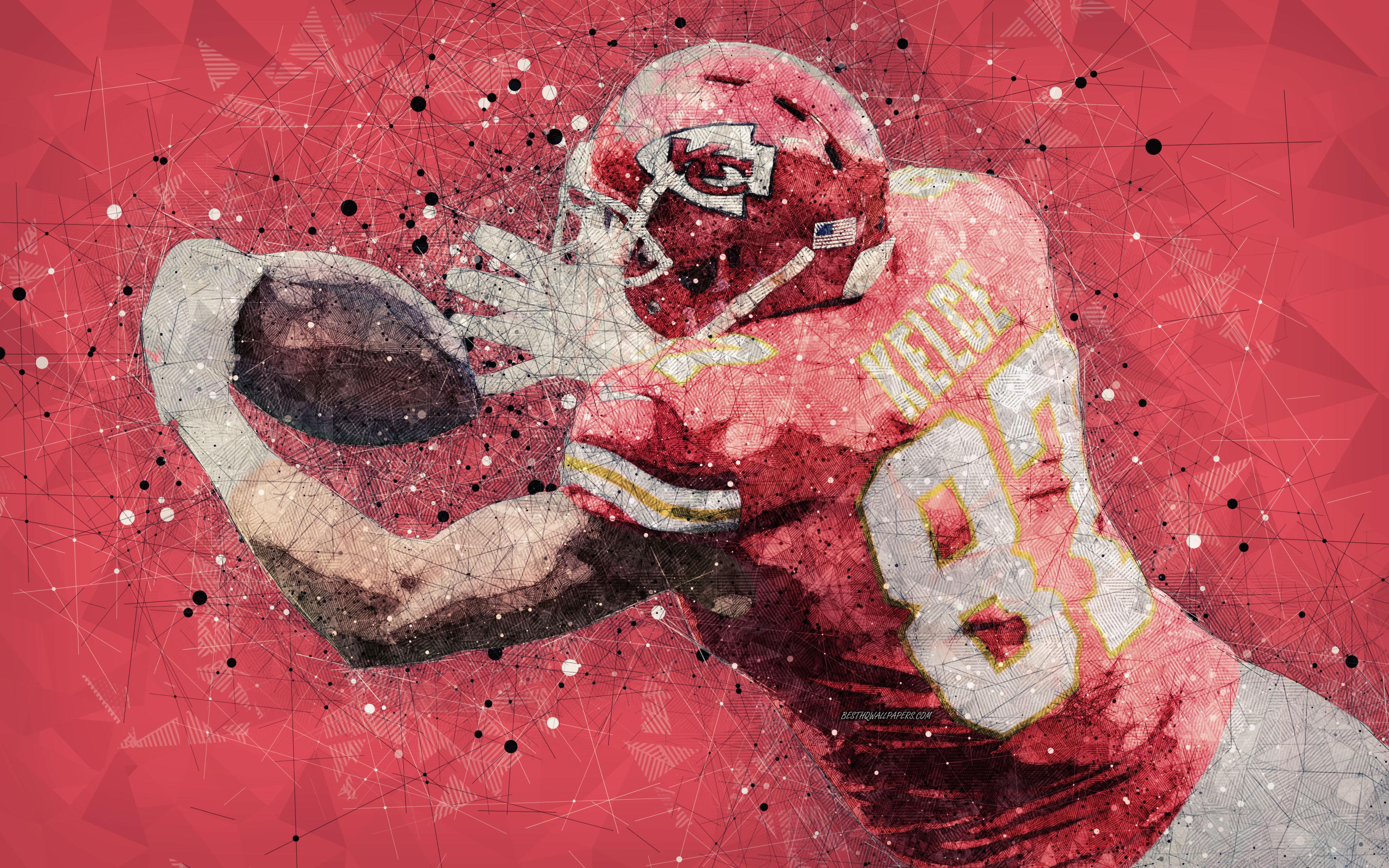 Travis Kelce HD Wallpaper