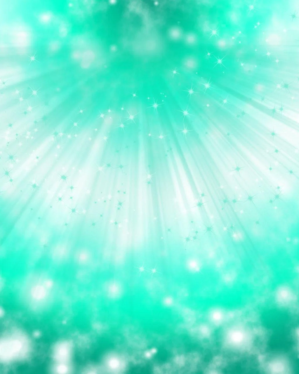 A blue and green abstract background with a burst of light - Mint green