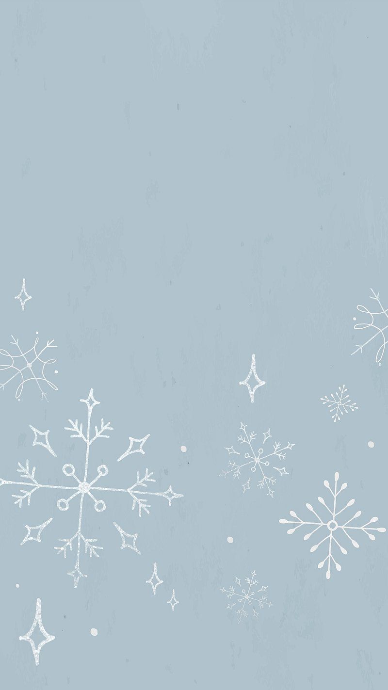 Pink iPhone wallpaper, winter snowflake