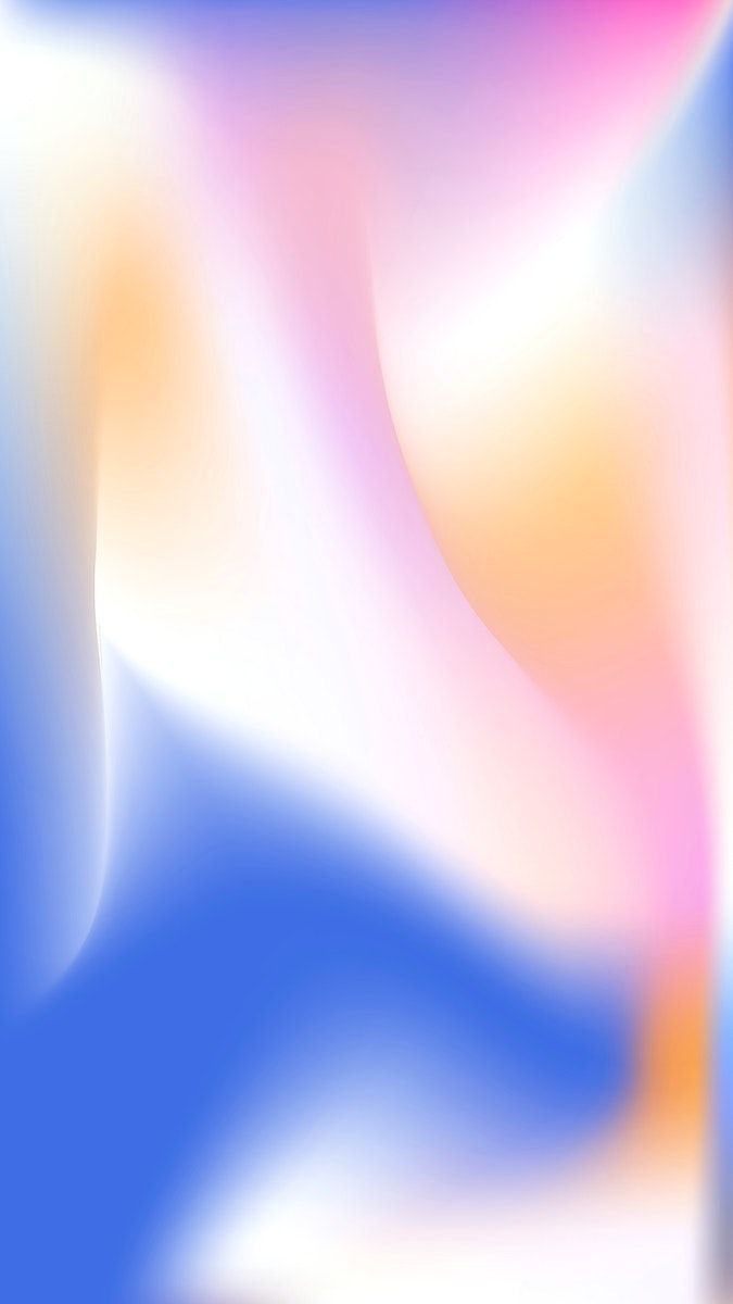 An abstract image of a white, blue, pink and yellow gradient. - Gradient