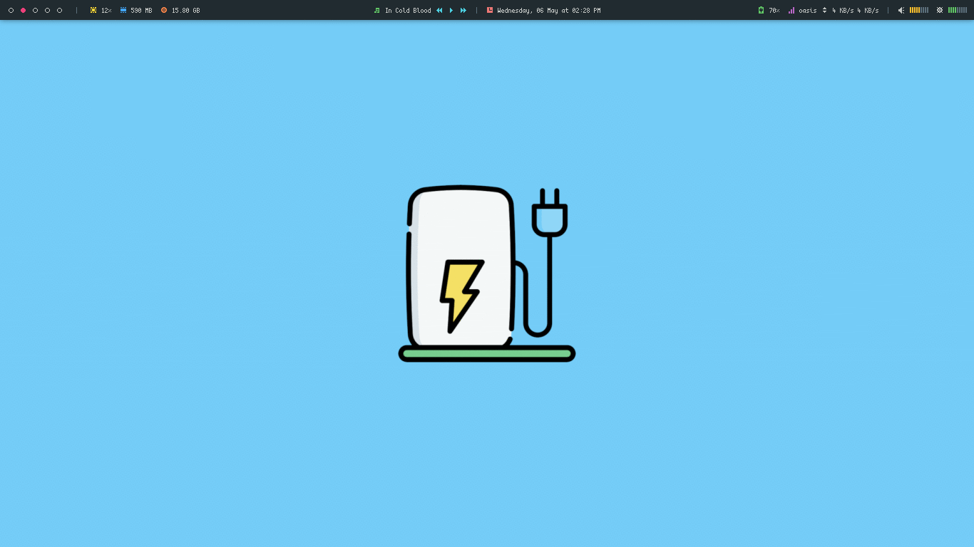 GitHub Battery Wallpaper