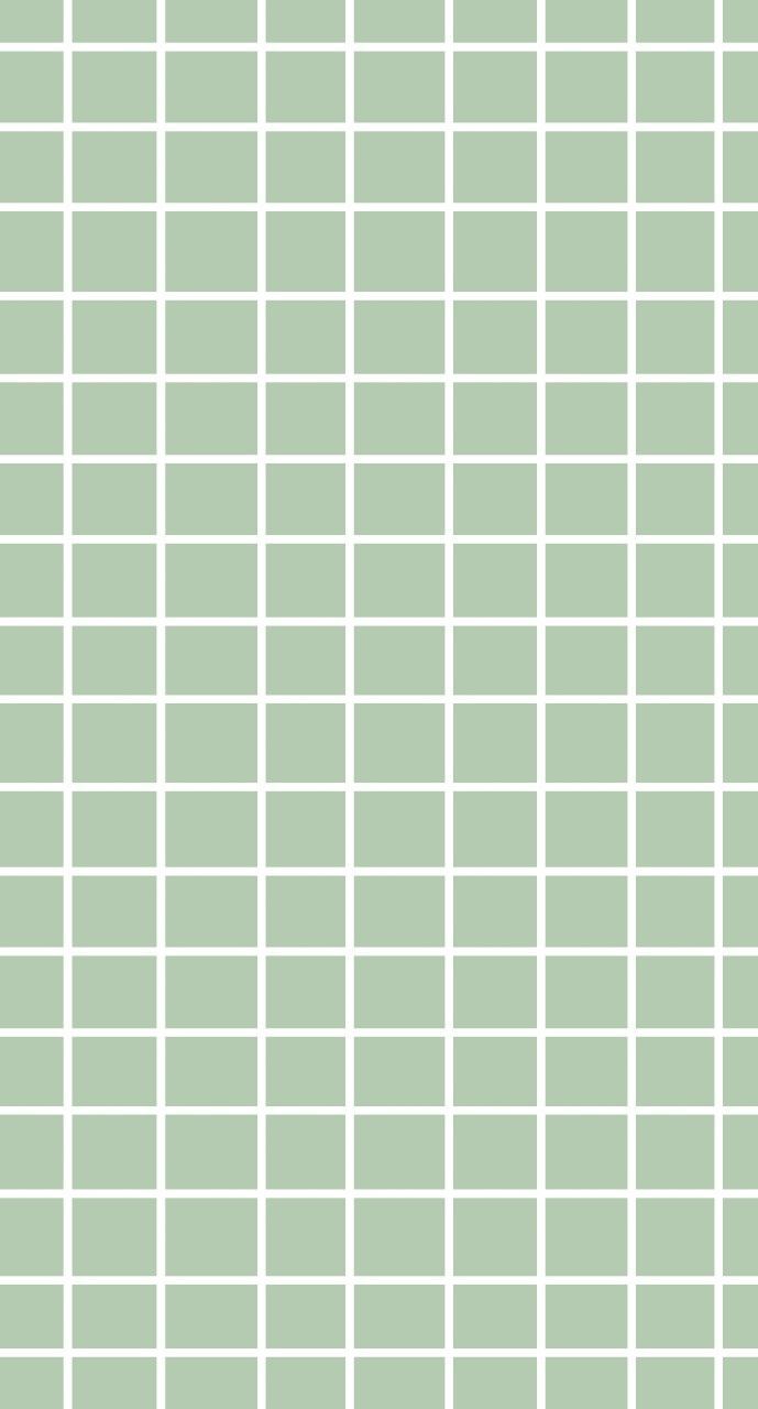 Green grid wallpaper background. Grid