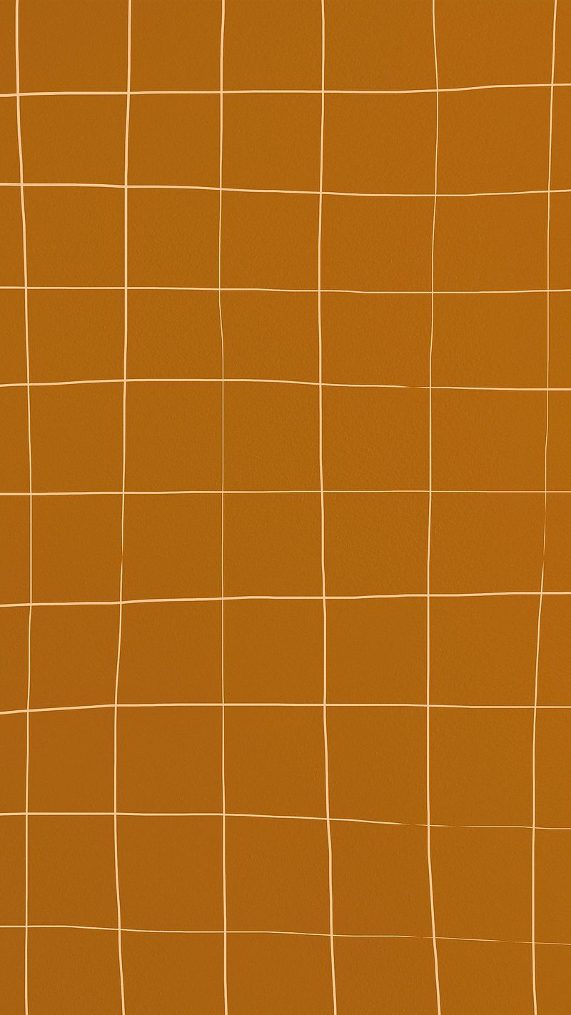Wallpaper Orange Distorted Grid Image