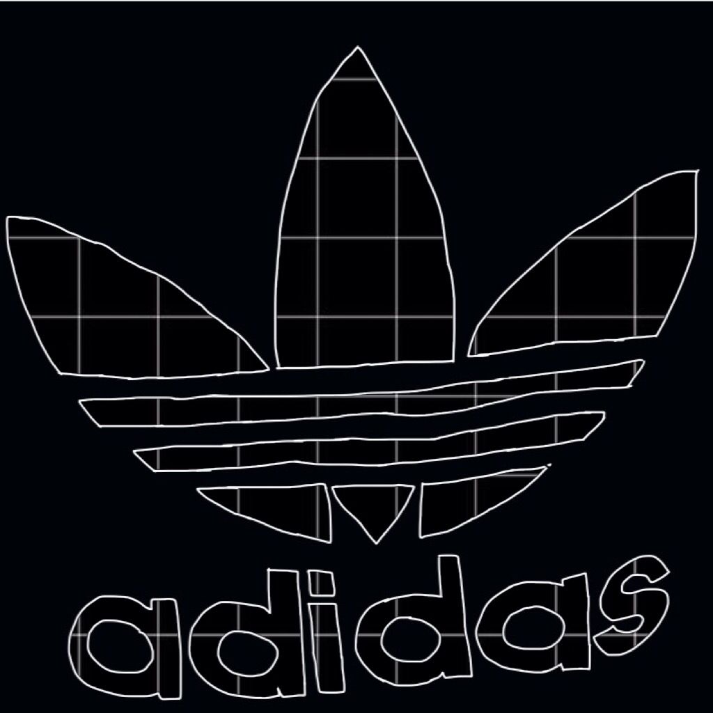 adidas, aesthetic and black