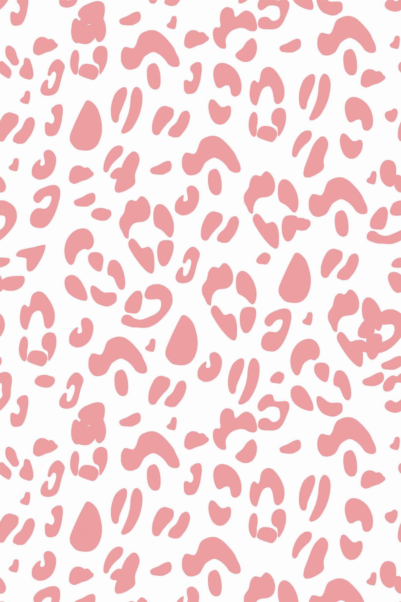 Pink leopard print Wallpaper