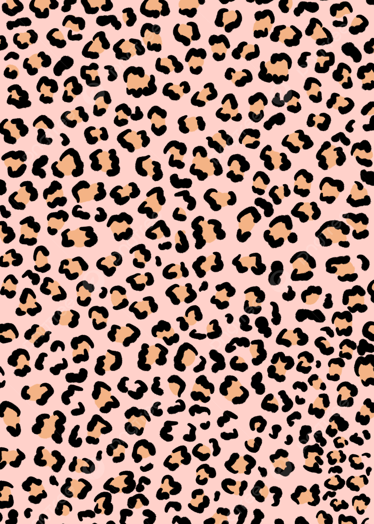 Leopard Skin Fur Seamless Pattern Image