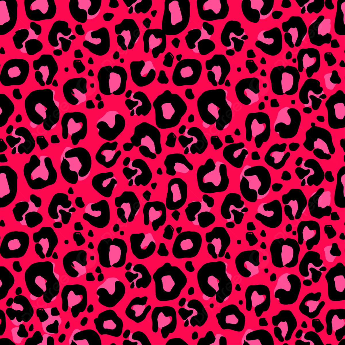 Pink Leopard Pattern Design Background
