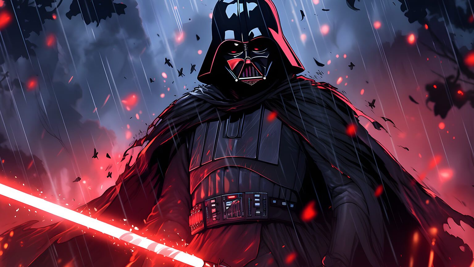 Darth Vader, Star Wars, The Force Awakens, 2015, movies, wallpaper, 2560x1440 wallpaper, 2560x1440 wallpaper - Darth Vader