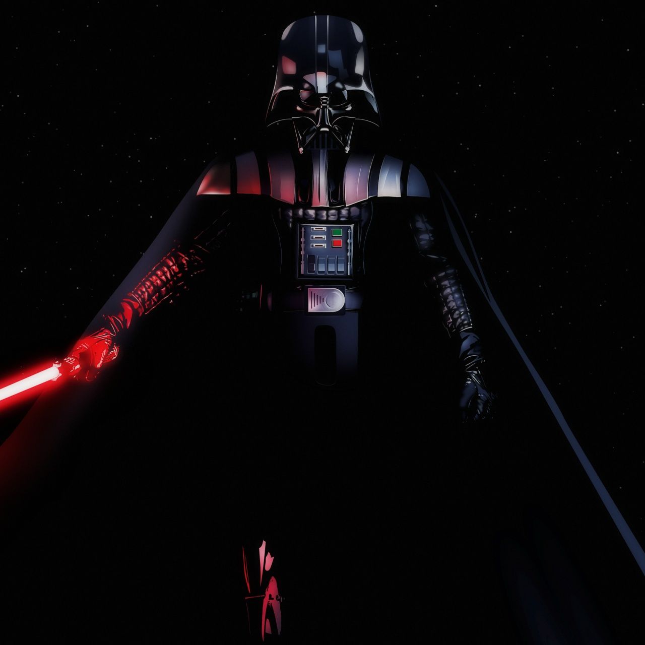 Darth Vader Wallpaper 4K, Black