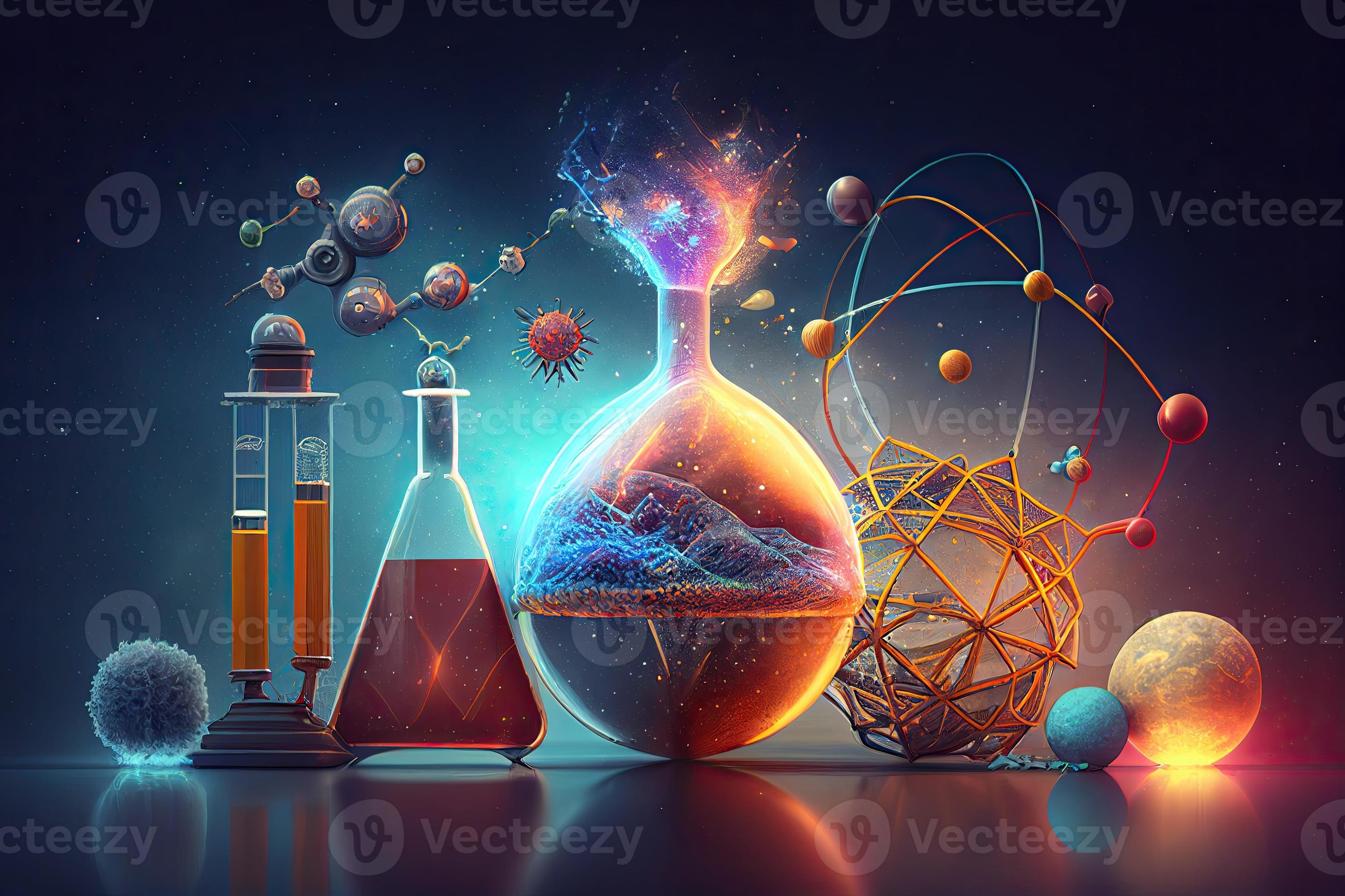 Science background illustration