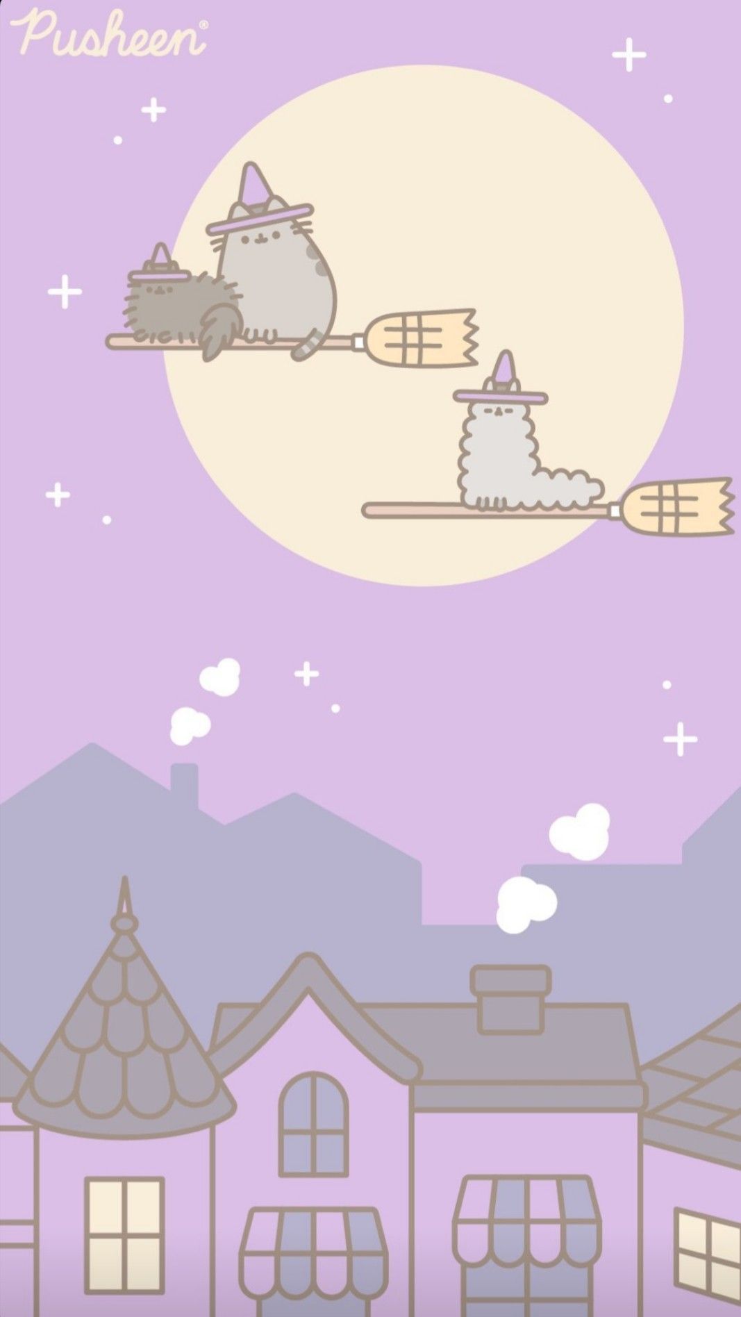 Pusheen Halloween Wallpaper