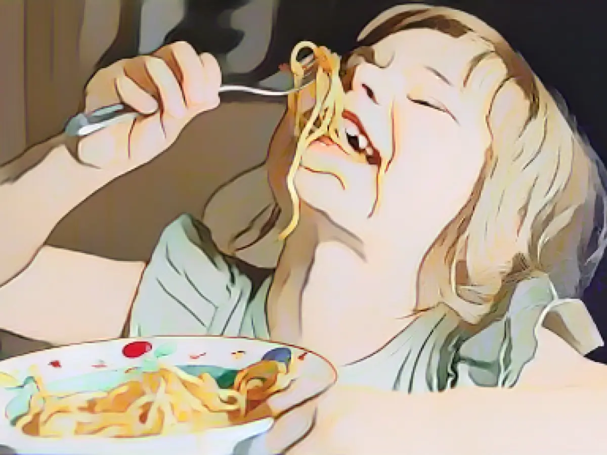A bowl of happiness: eating pasta