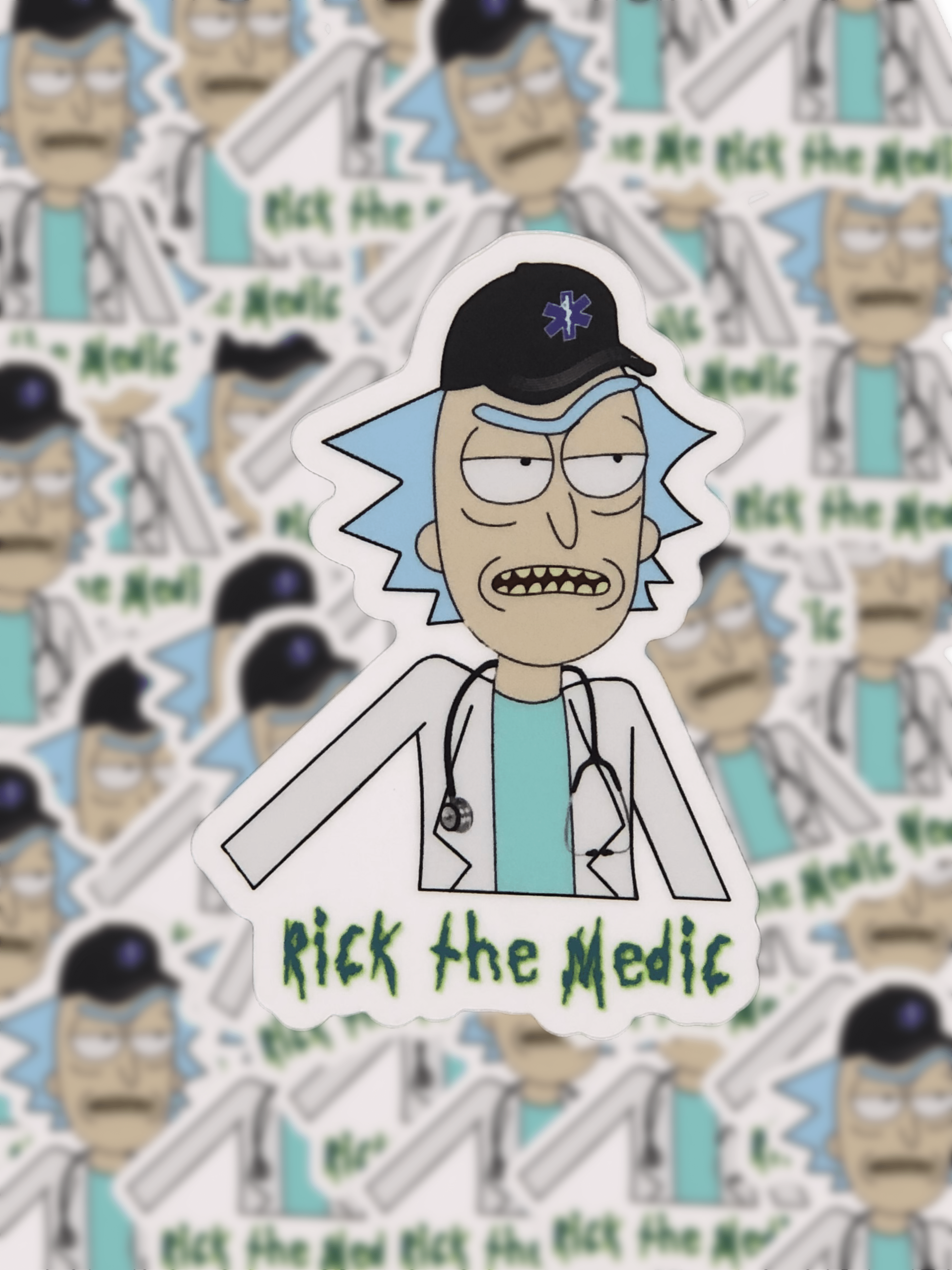 Rick The Medic Sticker. The Daily Medic