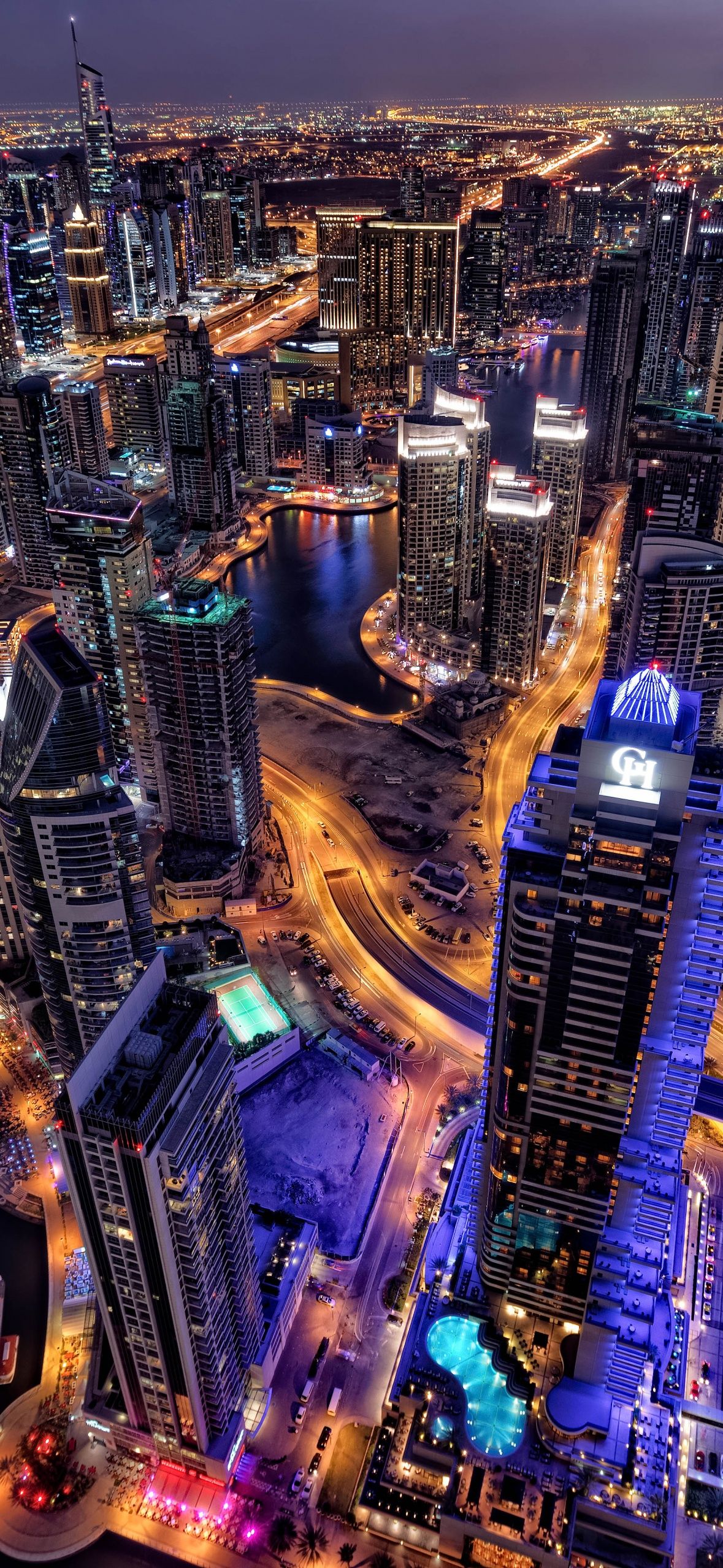 Dubai Wallpaper 4K, Cityscape, Skyline