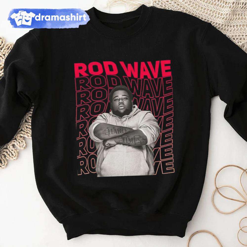 Rod Wave Stacked Repeat Graphic Sweatshirt