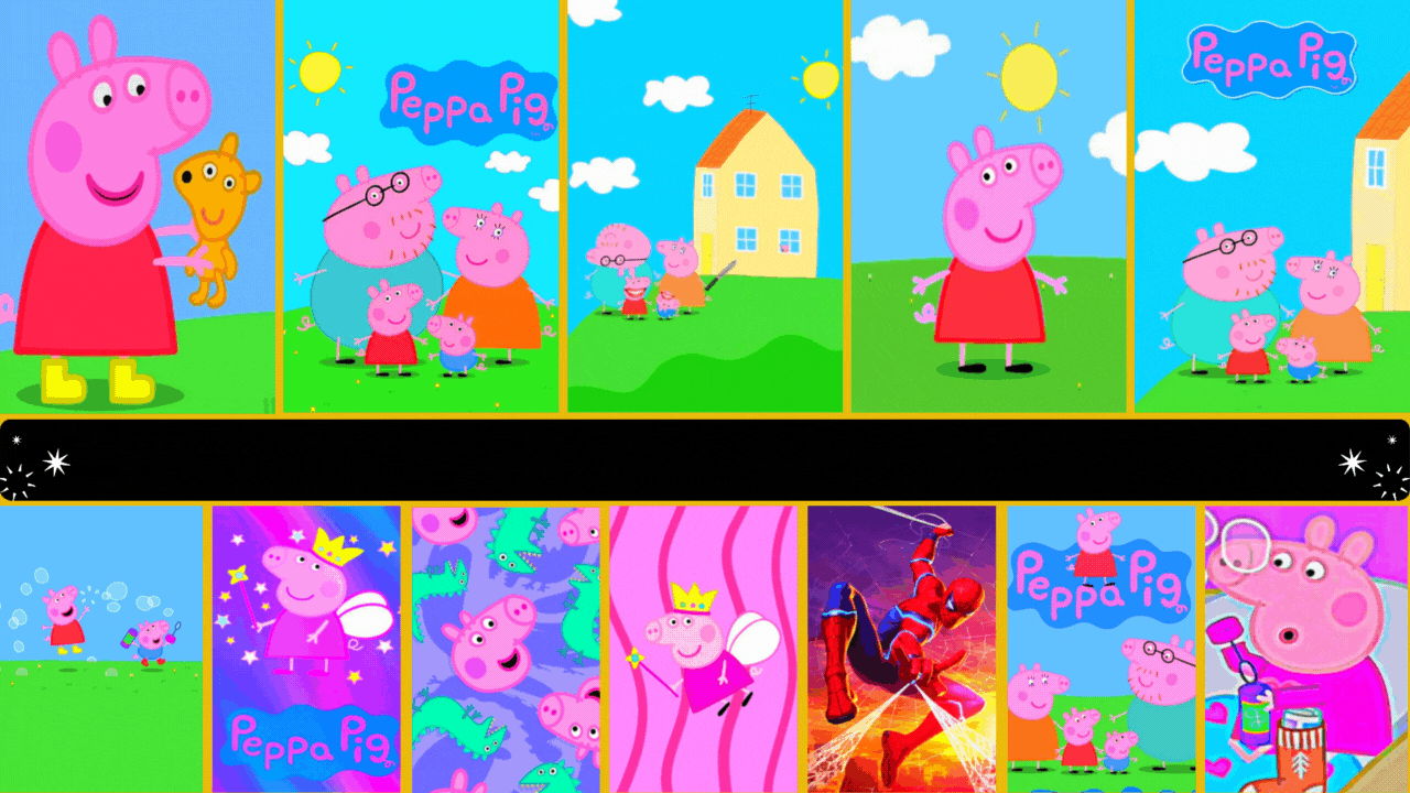 Peppa Pig Wallpaper HD 2K, 4K, 8K