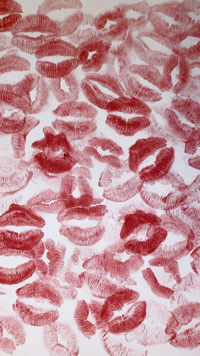 Kiss mark wallpaper