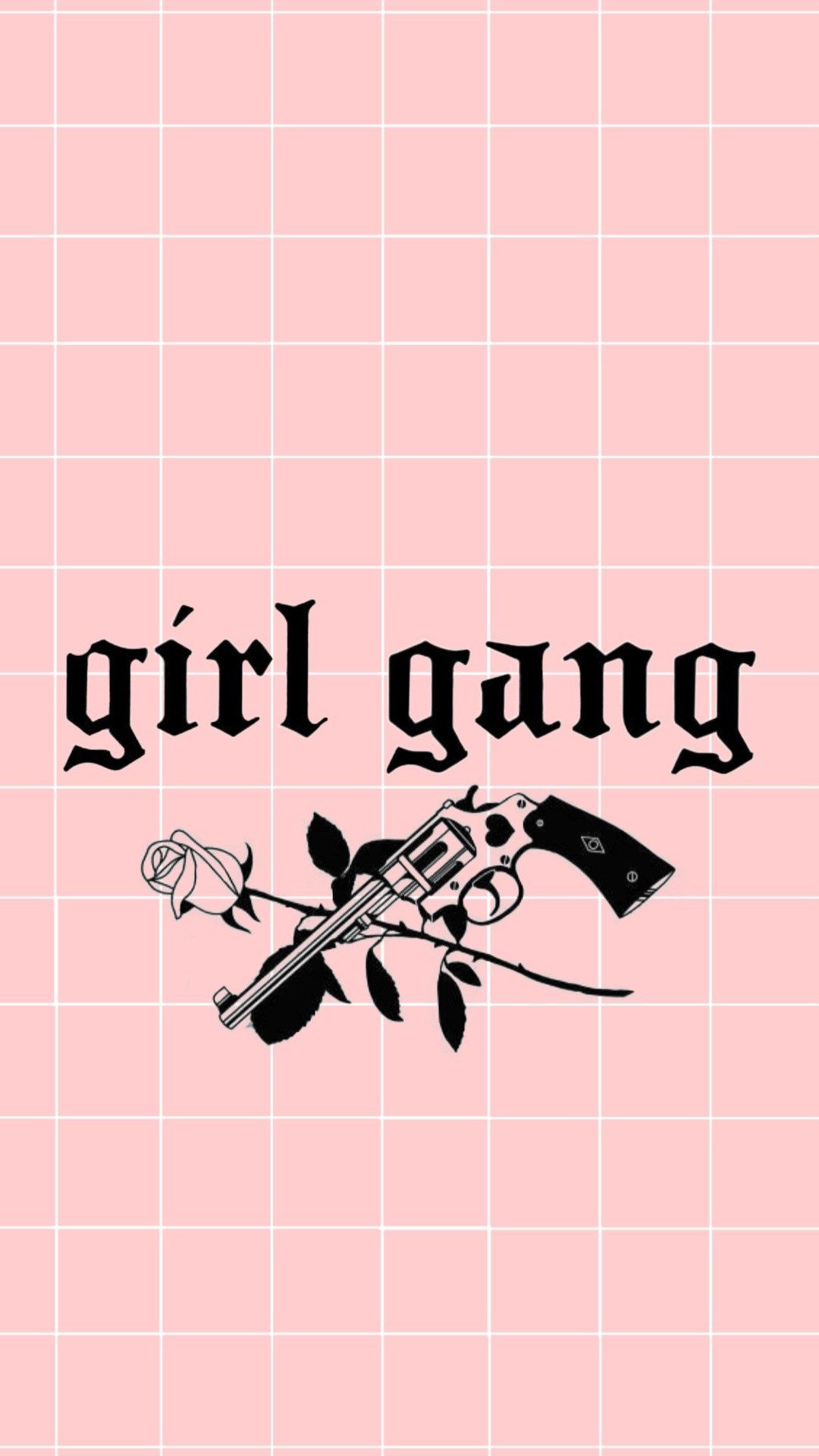 Wallpaper rosa girl. Bad girl
