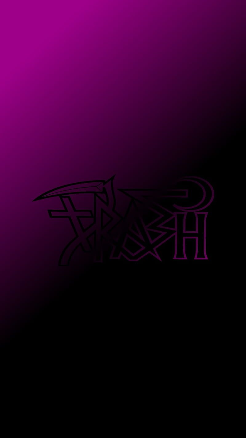 Purple and black wallpaper i made for my phone - Gangster