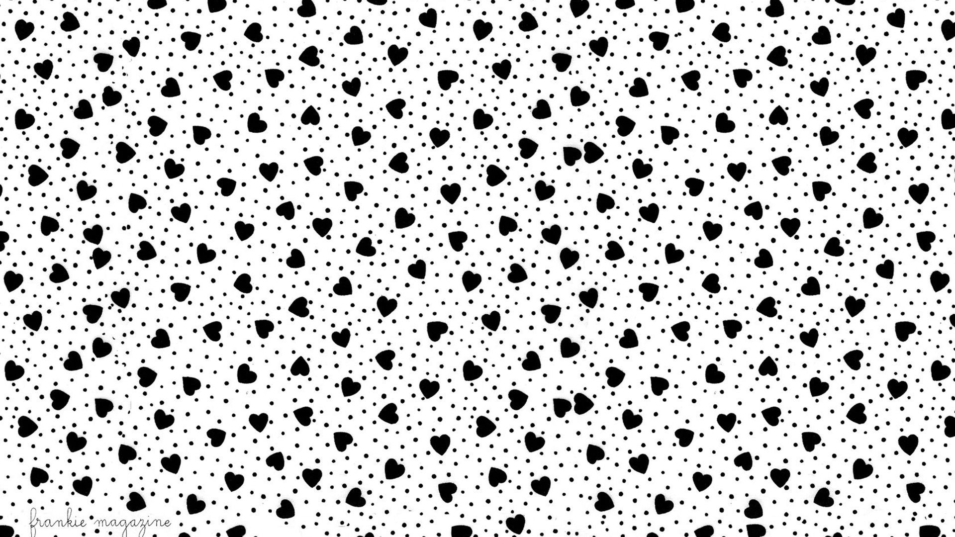 Seamless pattern with black dots on white background - Black and white