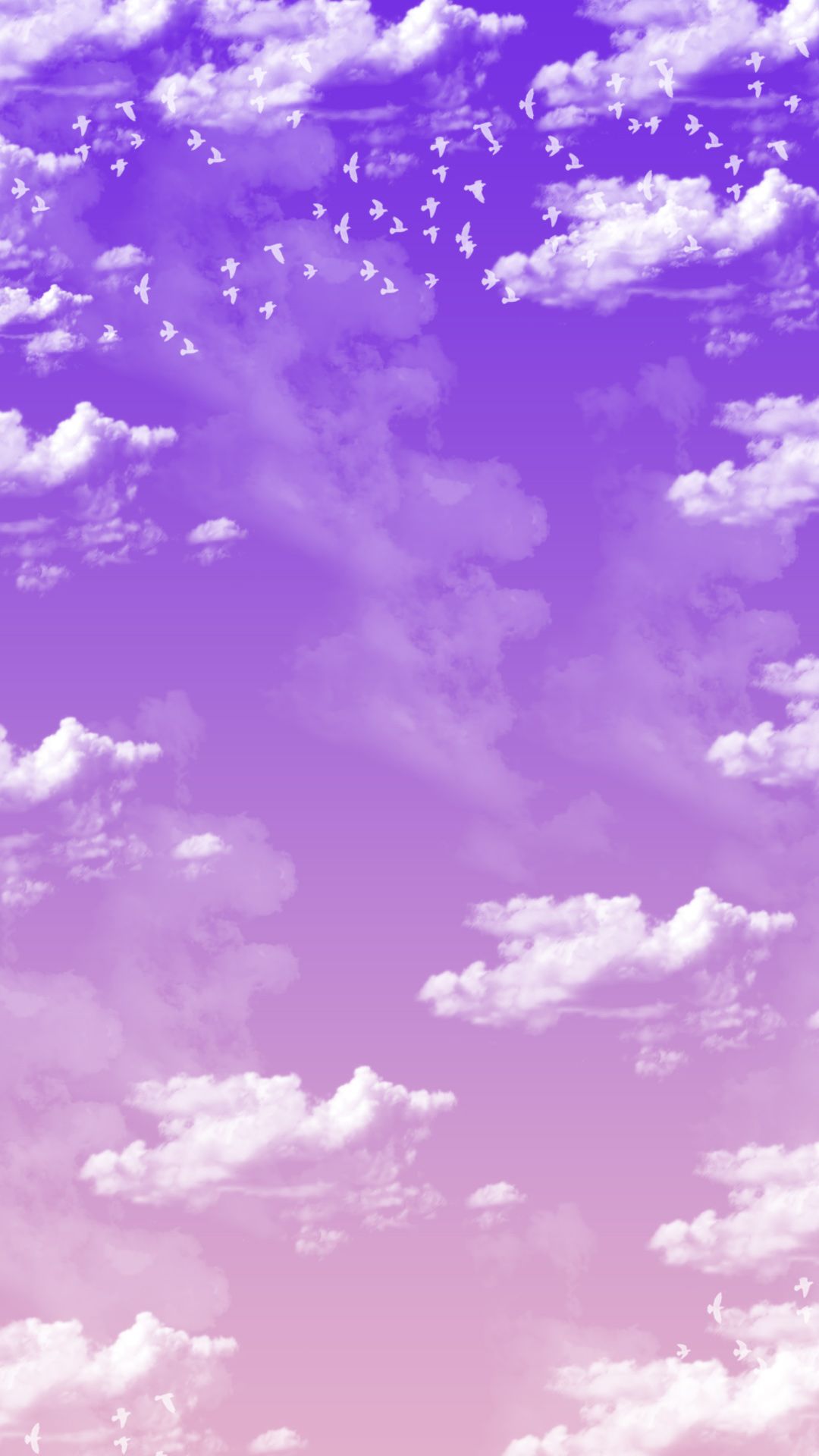 Purple aesthetic cloud instagram