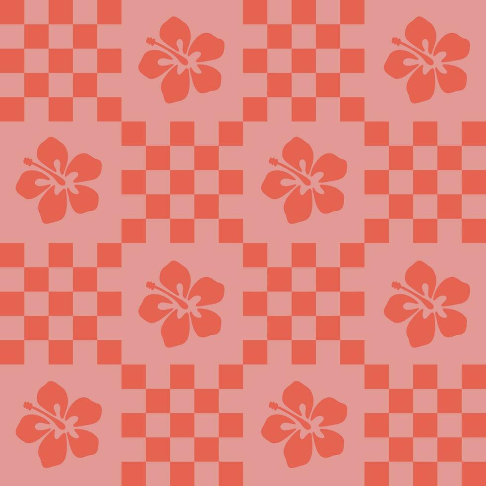 Cute y2k patchwork seamless pattern