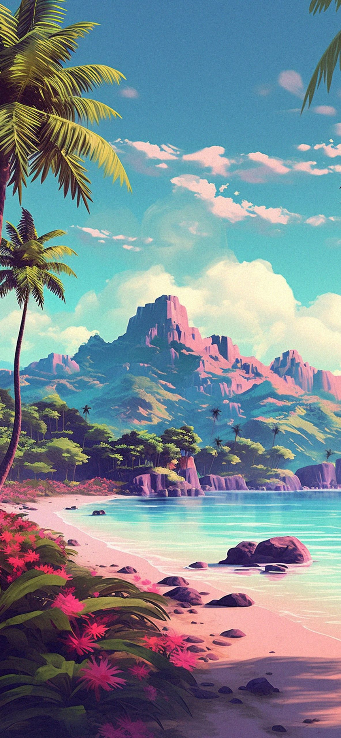 Hawaii Beach & Mountains Wallpaper