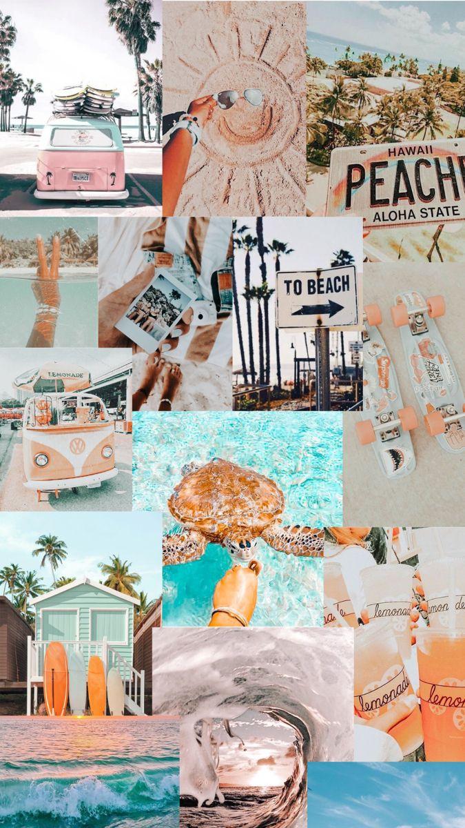 Collage Aesthetic Summer Desktop