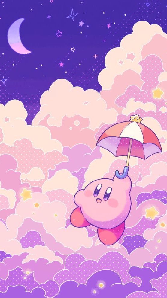 Kirby wallpaper. Kirby art, Kawaii