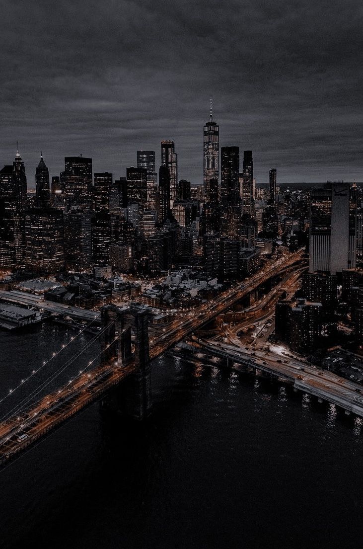aesthetic. new york city. City aesthetic, Aesthetic background, Dark city