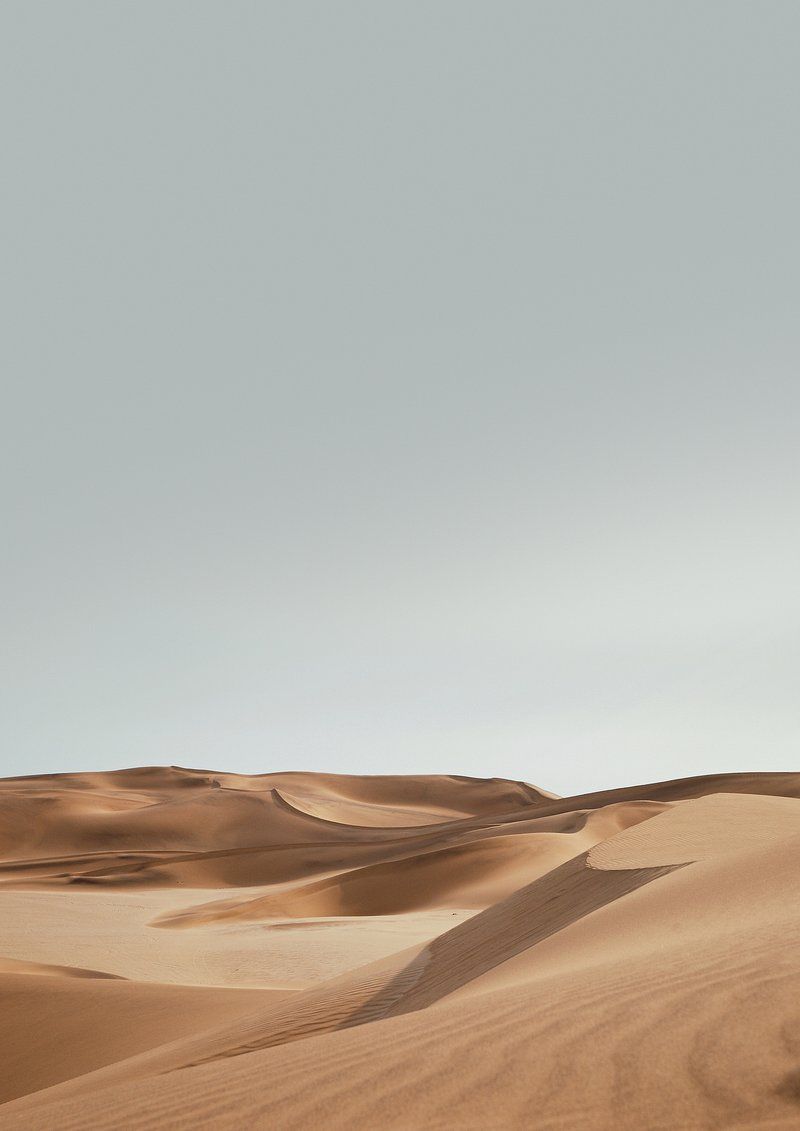 Aesthetic desert desktop wallpaper
