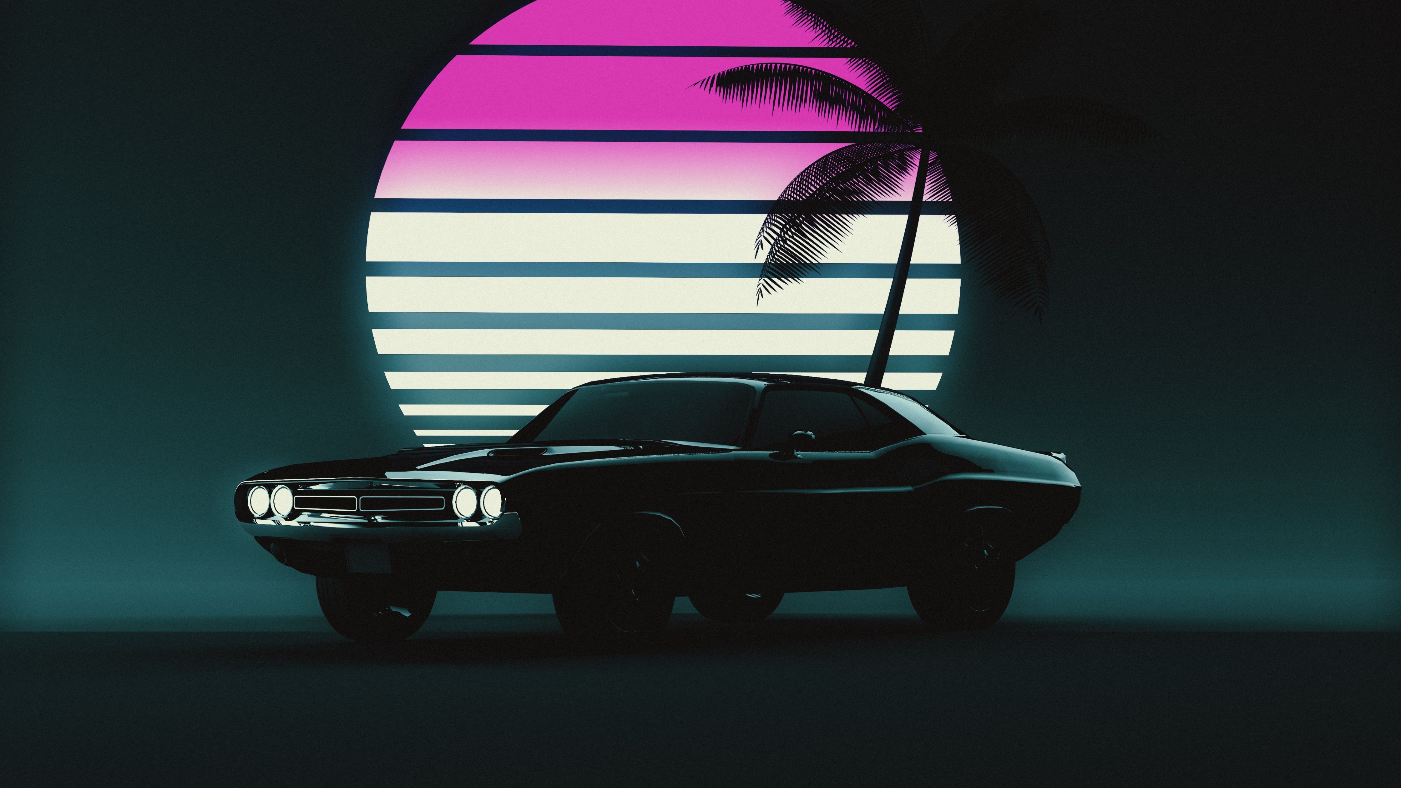 Muscle car Wallpaper 4K, Retro, Vintage