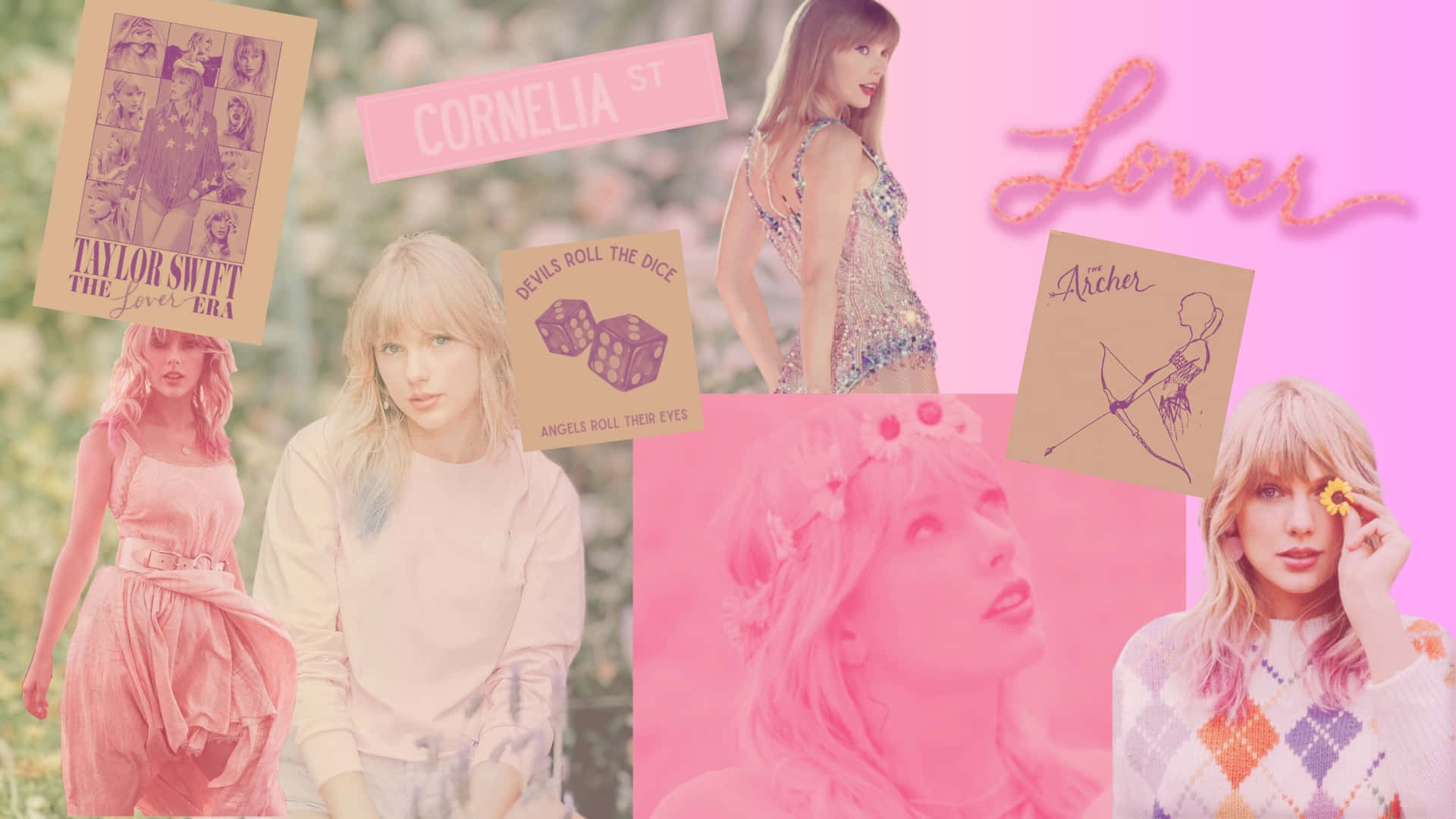 Taylor Swift Lover Aesthetic Wallpaper