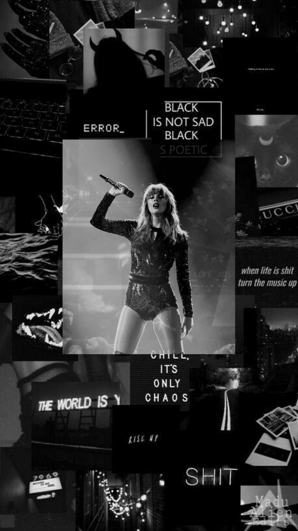 Taylor Swift Dark Wallpaper