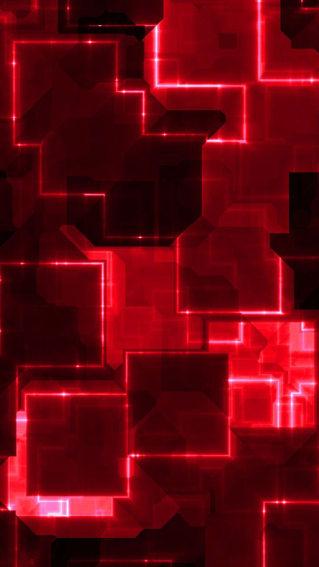 A red and black abstract pattern - IPhone red, light red, red, neon red